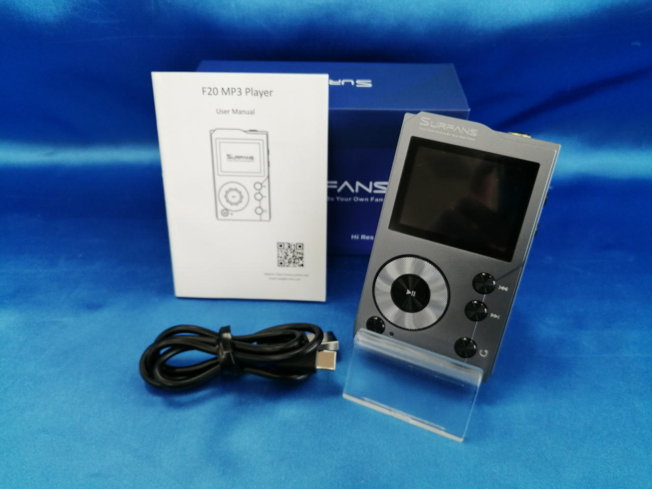 Surfans F20 HiFi MP3 Player with Bluetooth, Lossless DSD High