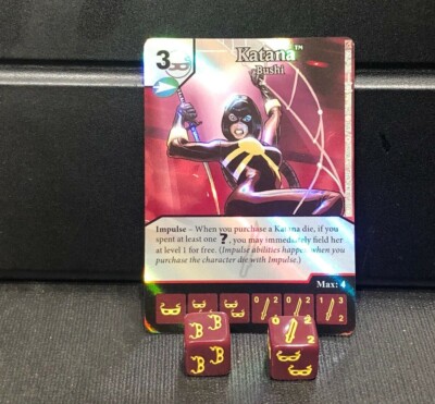 Dice Masters DC Comics Super Rare KATANA BUSHI #119 Green Arrow and The Flash