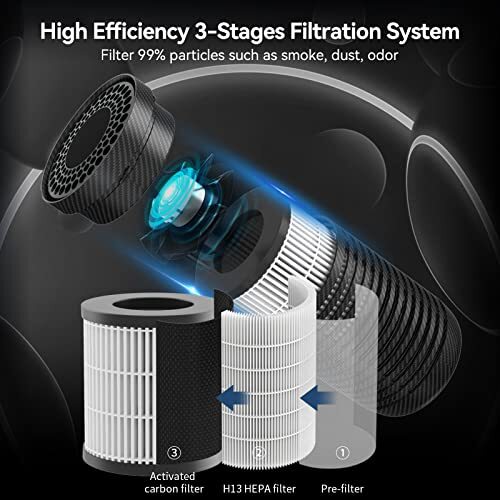 Car Air Purifier AIRFEEL Mini Air Purifier for Car with True HEPA Filter  (Black)