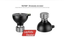Leofoto YB-75SP Leveling Base with Handle for 75mm Bowl 3/8" Thread