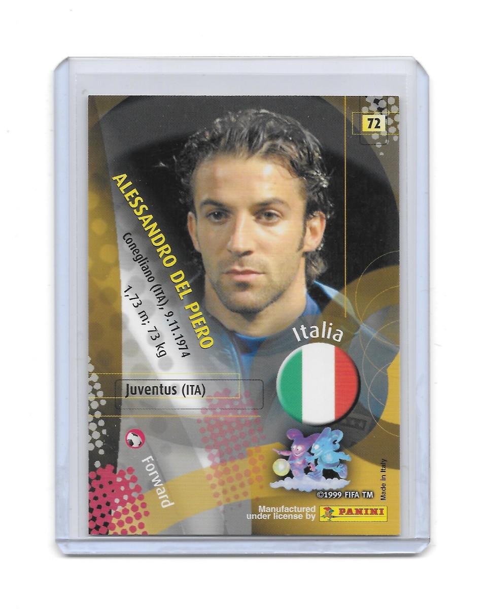 PANINI 2002 FIFA WORLD CUP No.72 [ ALESSANDRO DEL PIERO