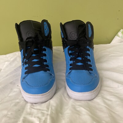 OSIRIS CLONE Men's Lt Blue Black High top Skateboard Shoes