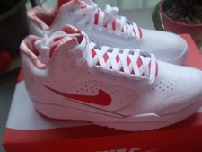 NEW Nike Air Flight Lite Mid White University Red, Size US 10.5