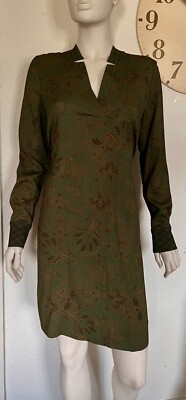 Mos Mosh Khaki Lipa Marrakech Dress Size 36 /  10 UK