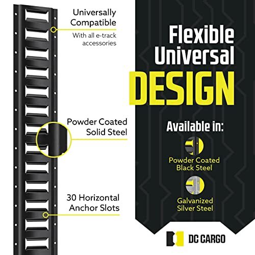 E Track Accessories 10-Pack E-Track J-Hook Racks For Enclosed Trailers ...