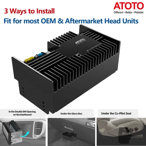  ATOTO 400W Auto Audio Verstärker,4 Kanal,Klasse A/B,Auto Endstufe Verstärker - Bild 2 von 9