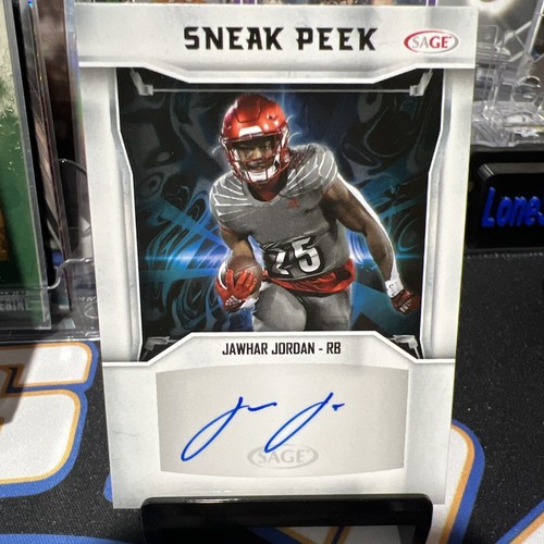 2024 SAGE Low Series Sneak Peek Auto Jawhar Jordan #SPA-JJ Auto