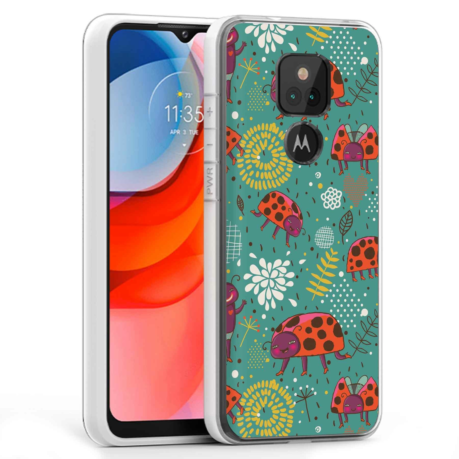 Motorola Moto G Play 2021 Ladybugs Print Phone Case Cover USA