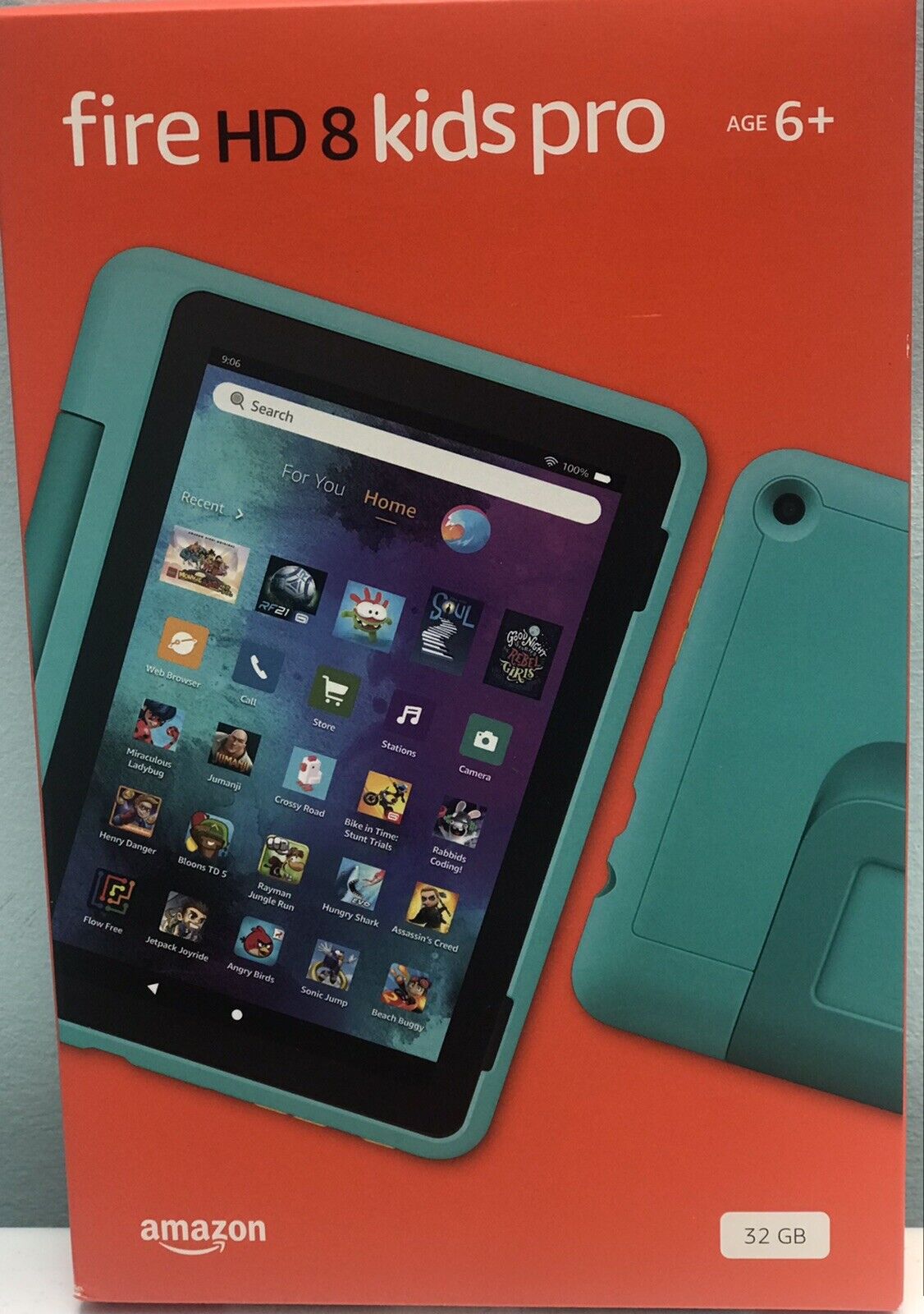 Fire HD 8 Kids Pro 32 GB Tablet with 8-in. HD Display - 2022 Release