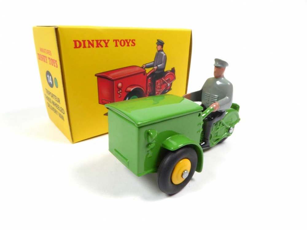 Dinky Toys Triporteur miniature 1/43 DeAgostini ref 14 véhicule rétro métal