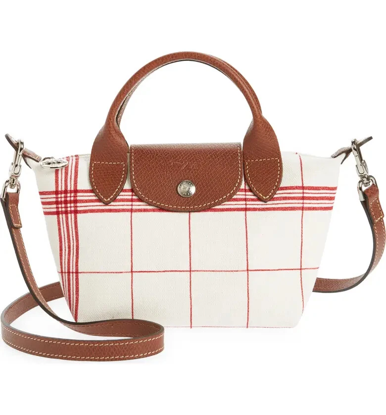 Longchamp Le Pliage checkerboard-print Mini Bag - Farfetch