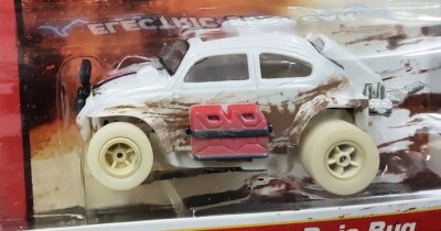 Modellino Auto Slot 1/64 Autoworld - 1965 Volkswagen Baja Bug N.2410 - Blu Elettrico AWSC380A-4