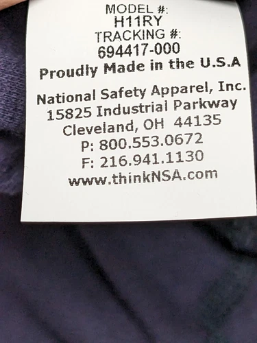 National Safety Apparel Flame Res. Ultrasoft Knit Hood 12 Cal/Sq Qty 2 H11RY image 4