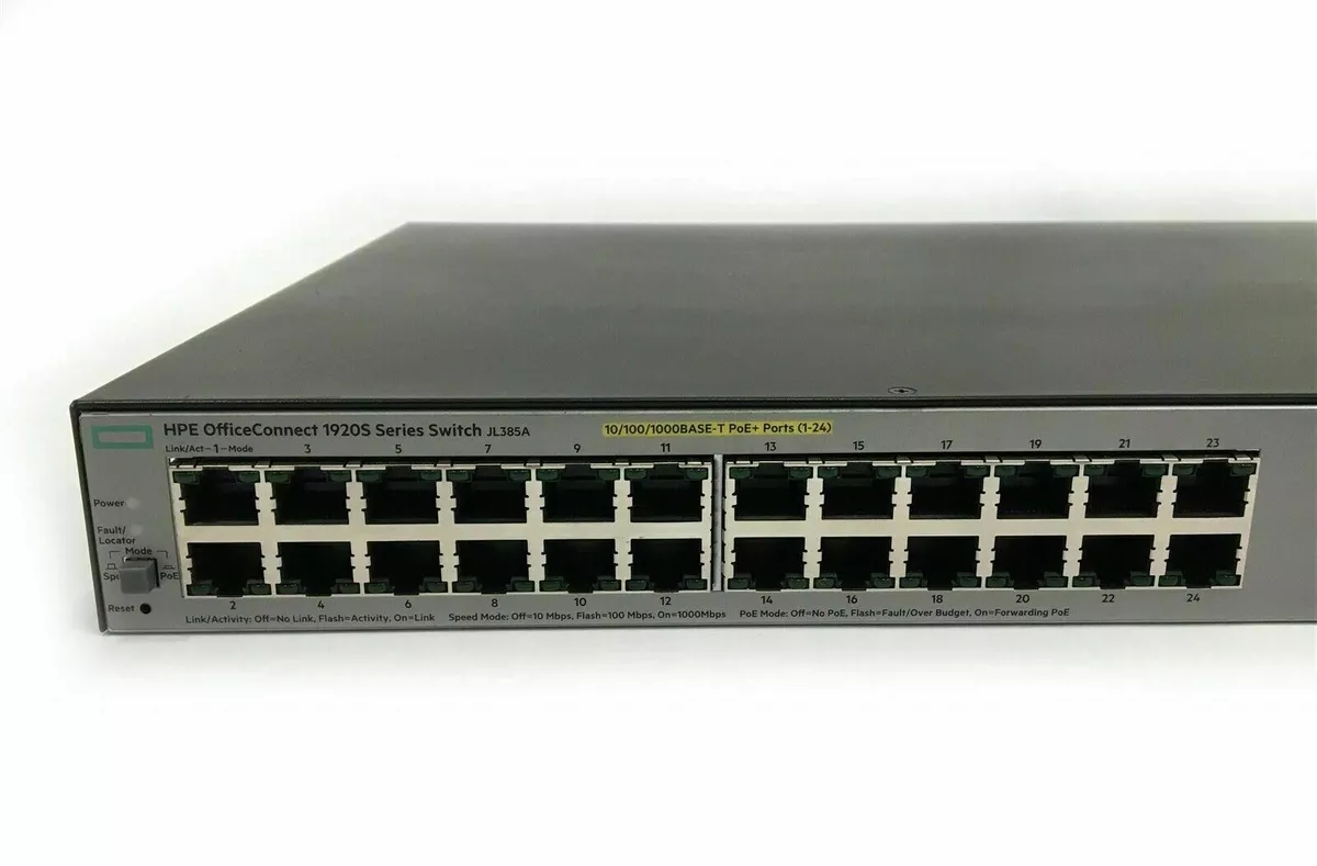 HP JL385A 1920S 24G PoE+24 Port PoE+ Gigabit Switch - 1YEAR WARRANTY - FAST SHIP