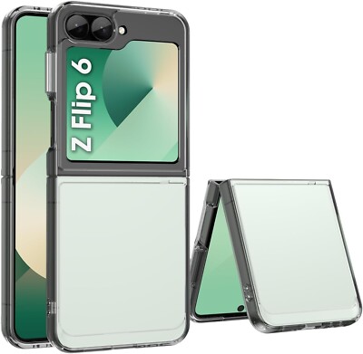 Hülle für Samsung Galaxy Z Flip 6 5G Silikon Schutzhülle TPU Tasche Klar Slim