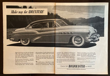 1952 Buick Roadmaster Print Ad Ethyl Gas Corp. B.o.a.c. Airline On Reverse 1952 Buick Roadmaster Print Ad Ethyl Gas Corp. B.o.a.c. Airline On Reverse