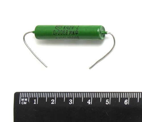 K42Y-2 PIO Capacitor 4700pF - 0.1uf 1600V Paper in Oil Audio amplifier Soviet - Picture 4 of 8