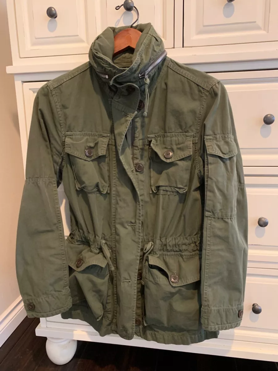 J. Crew Fatigue green Utility jacket Women size XS