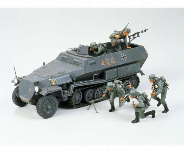 Tamiya 300035020 Deutsche Panzer 1:35 Dt. Sdkfz.251/1 Halbk. Hanomag (5)-image