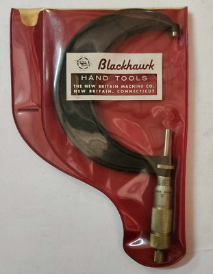 Blackhawk Hand Tools Outside Micrometer 3''- 4'' Made in USA