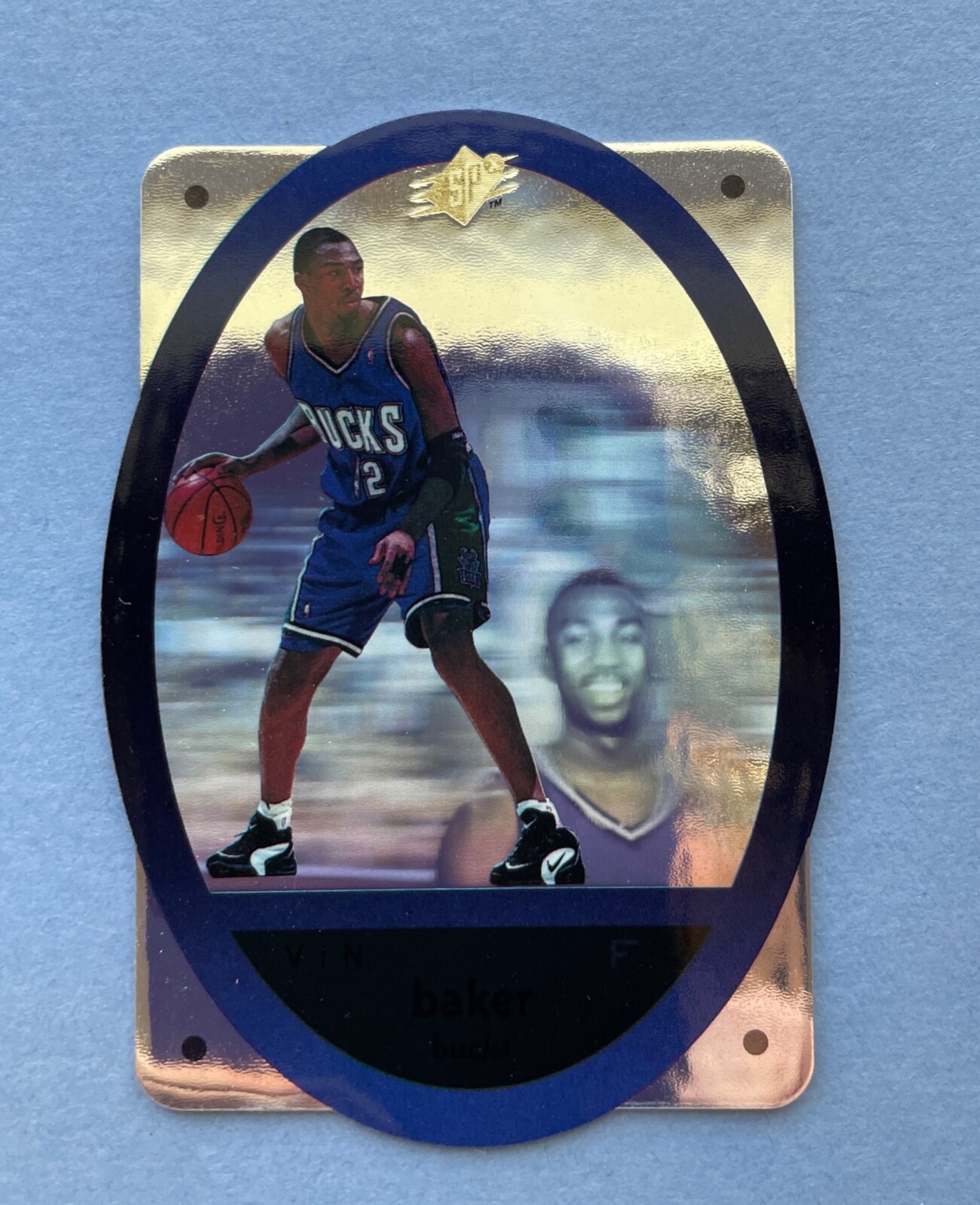 1996 Upper Deck SPx Basketball Vin Baker #29 Milwaukee Bucks