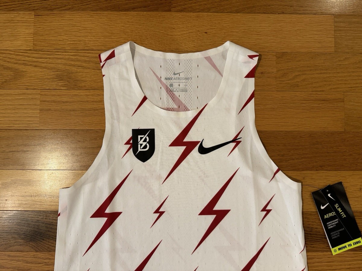 New S Nike Aeroswift Bowerman Track Club Running Singlet Tank