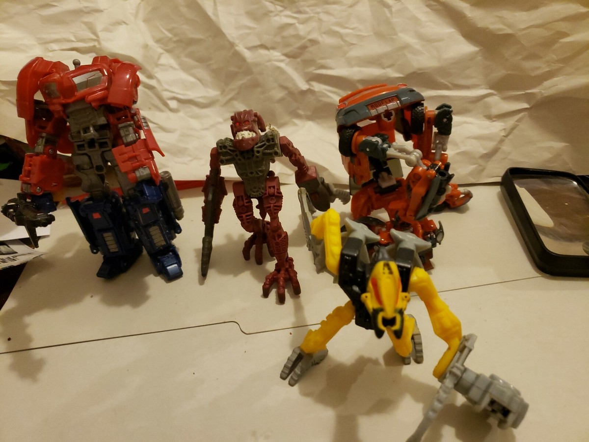 bionicle/transformer Lot (AS IS) 2 are missing some parts. | eBay