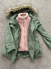 Gap Kids Girls Cargo Jacket Winter Vest