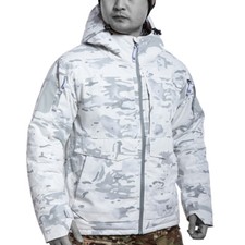 Winter Cotton Ski Suits Snow White Camouflage Jacket Coat Skiwear Clothing