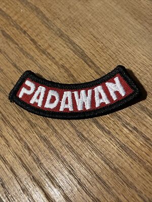 Padawan Jedi Knight Apprentice Star Wars Iron On Patch Logo 3  Uniform Rare Vtg