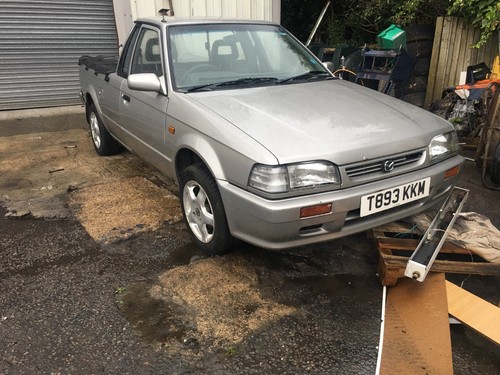 MAZDA 323 PICKUP ULTRA RARE ORIGINAL, NOT CONVERTED BARN FIND BANTAM RUSTLER