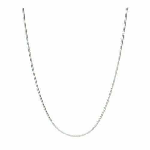 925 Sterling Silver Snake Chain Necklace .925 Italy All Sizes - Picture 2 of 10