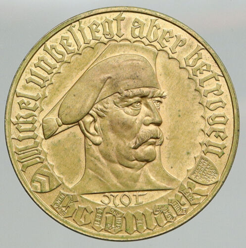 1923 GERMANY Weimar WESTPHALIA Bielefeld ANTIQUE Old NOT GOLDMARK Coin i93084 - Afbeelding 1 van 3