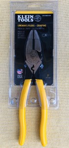 Klein Tools Lineman's Crimping Pliers, 9-Inch D213-9NECR-SEN High Leverage NEWð¤ 302552902277 | eBay