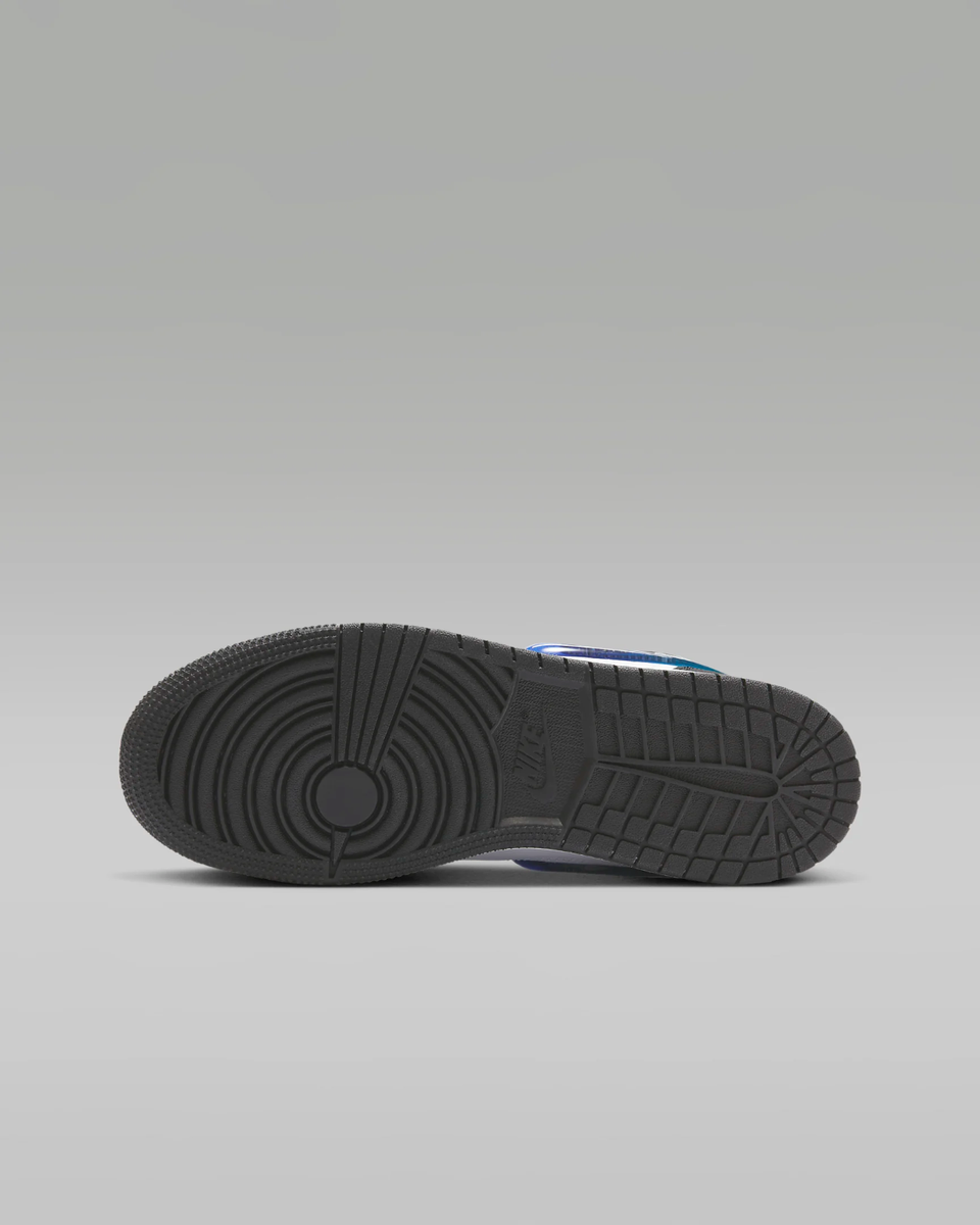 Nike Air Jordan 1 Mid SE (GS) Shoes Black Hyper Jade FQ8095-001