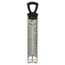 Winco TMT-CDF4 Deep Fry/Candy Thermometer with Hanging Ring, 2-Inch by 11-3/4-In