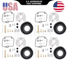 4X For SUZUKI Bandit 400 GSF400 GK75A 1991-1993 Carb Rebuild Repair Kit & Float