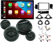 Gravity VGR-D895BT Stereo + Speakers Upgrade for 2002-2009 Chevy Trailblazer