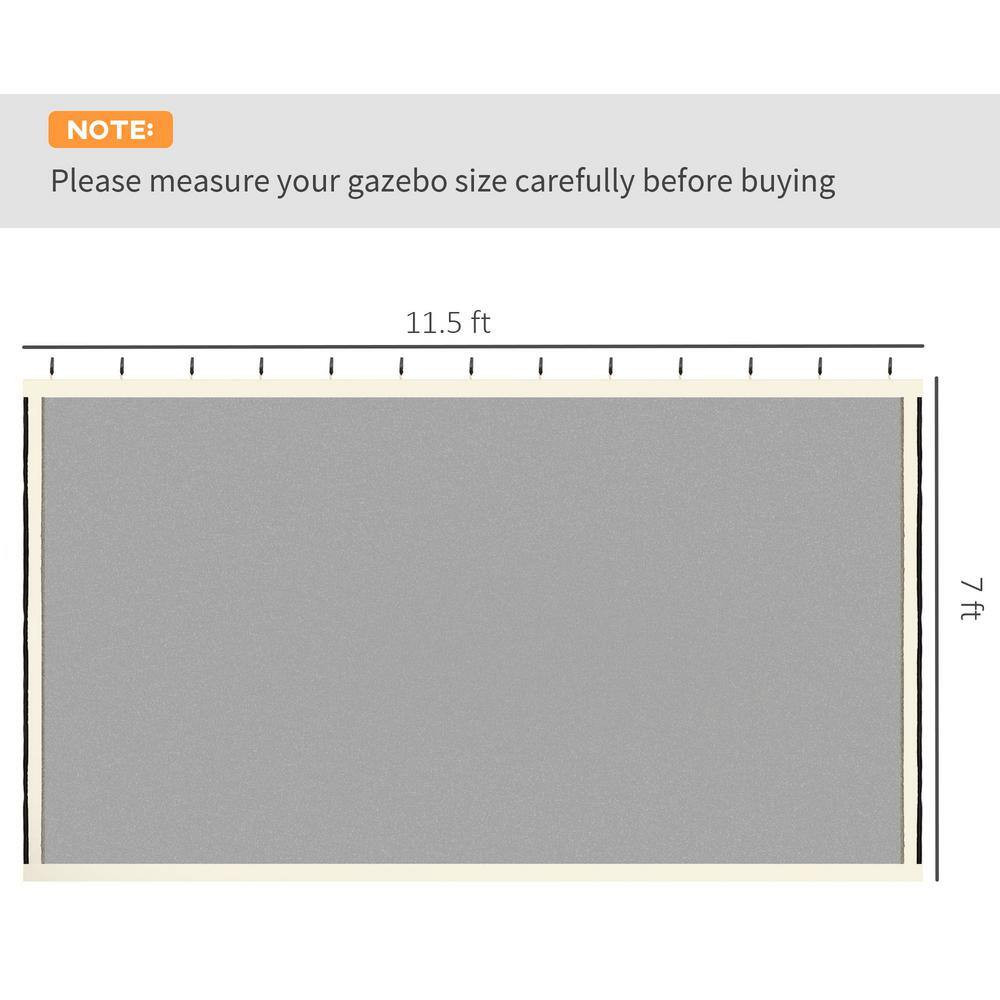 Replacement Mesh Mosquito Netting Screen Walls for 10 ft. x 13 ft. Patio Gazebo