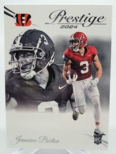 2024 PANINI PRESTIGE JERMAINE BURTON ROOKIE FOOTBALL CARD BENGALS ALABAMA NFL