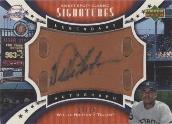 2007 Upper Deck Sweet Spot Classic - Willie Horton #SPS-WH for