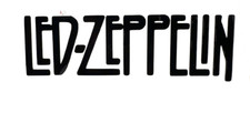 New Custom LED Zeppelin Band Decal Sticker Permanent Vinyl Handmade Black 5  
