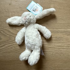 NWT Jellycat Baby Cream Bashful Bunny Plush - BAB6CB - Rare & Retired Collection