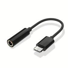 USB TYPE C TO 3.5mm AUX AUDIO HEADPHONE EARPHONE ADAPTER JACK