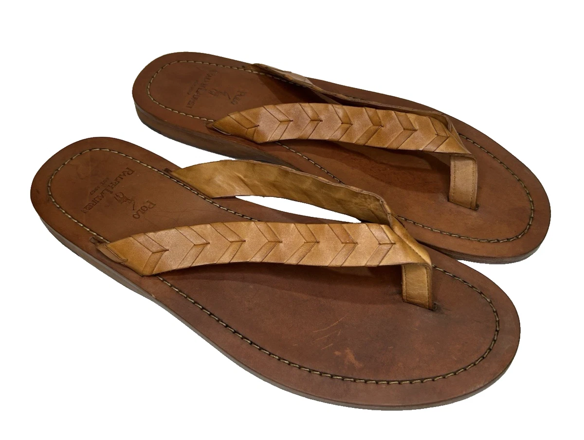 Polo Ralph Lauren Men's Flip Flop Brown Sandals for sale | eBay