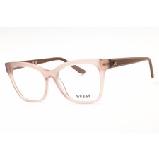 Guess Women's Eyeglasses Beige/Other Plastic Cat Eye Full Rim Frame GU50262 059
