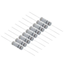 Image of 10Pcs 5W 0.1 Ohm 5% Tolerance Carbon Film Resistor Axial Lead Resistors Kit