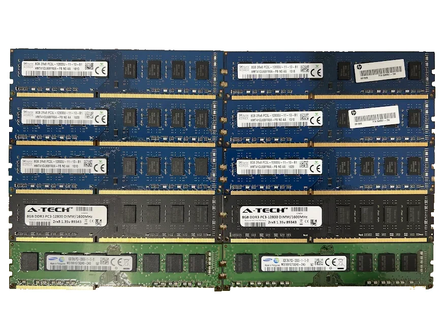 DDR3 SDRAM Computer Memory (RAM) 10 Modules for sale | eBay