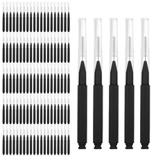 100 PCS Brushes for Braces Dental Brushes Picks Interdental Brush Teeth Brush...