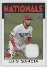 2021 Topps 1986 Topps Baseball Relics Series 2 Luis Garcia #86BR-LG 3q5